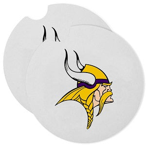 Minnesota Vikings --- Ceramic Car Coasters 2-pk