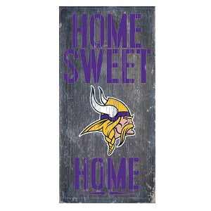 Minnesota Vikings --- Home Sweet Home Wood Sign