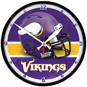 Minnesota Vikings --- Round Wall Clock