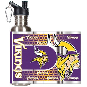 Minnesota Vikings --- Water Bottle 260 Wrap