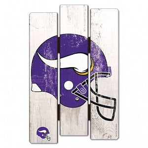 Minnesota Vikings --- Wood Fence Sign