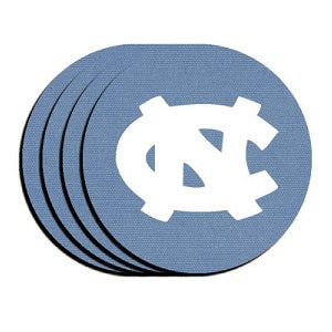 NC Tar Heels --- Neoprene Coasters 4-pk