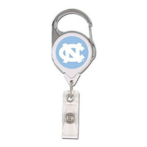 NC Tar Heels --- Retractable Badge Holder