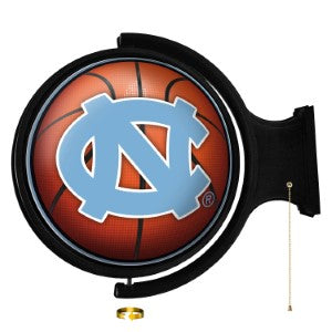 NC Tar Heels (basketball) --- Original Round Rotating Lighted Wall Sign