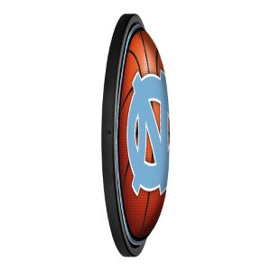NC Tar Heels (basketball) --- Round Slimline Lighted Wall Sign