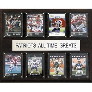 New England Patriots --- All-Time Greats Plaque