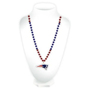 New England Patriots --- Mardi Gras Beads