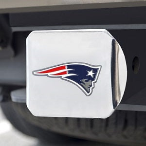 New England Patriots --- Chrome Hitch Cover