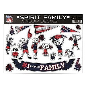 New England Patriots --- Spirit Family Window Decal
