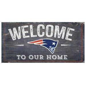 New England Patriots --- Welcome to Our Home Sign