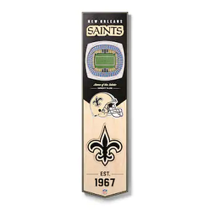 New Orleans Saints --- 3-D StadiumView Banner - Large