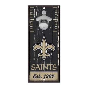 New Orleans Saints --- Bottle Opener Sign