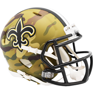 New Orleans Saints --- Camo Mini Helmet