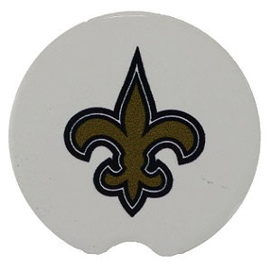 New Orleans Saints --- Ceramic Car Coasters 2-pk