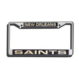New Orleans Saints --- Laser Cut License Plate Frame