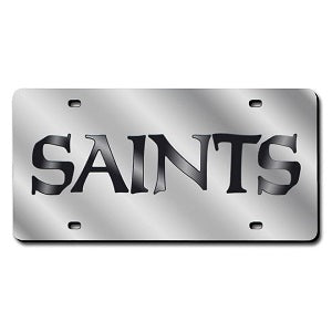 New Orleans Saints --- Mirror Style License Plate