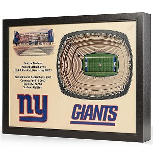 New York Giants --- 25-Layer Stadium View 3D Wall Art