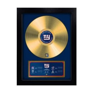 New York Giants --- Champions Gold Record