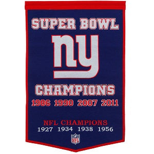New York Giants --- Dynasty Banner