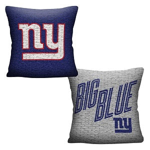 New York Giants --- Invert Woven Pillow