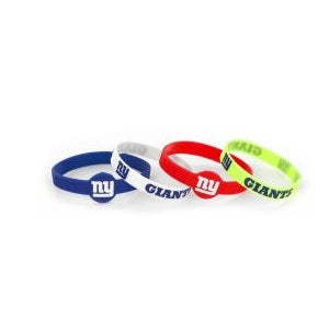 New York Giants --- Silicone Bracelets 4-pk