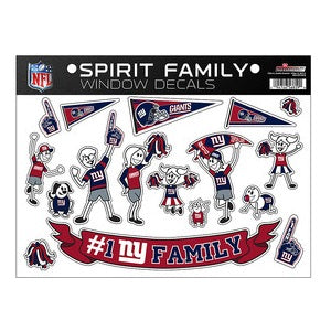 New York Giants --- Spirit Family Window Decal