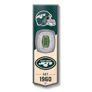 New York Jets --- 3-D StadiumView Banner - Small