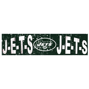 New York Jets --- Slogan Wood Sign