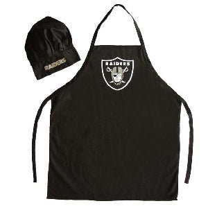 Oakland Raiders --- Apron and Chef Hat
