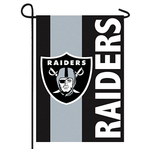Oakland Raiders --- Embroidered Logo Applique Flag