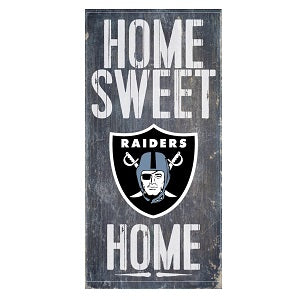 Oakland Raiders --- Home Sweet Home Wood Sign