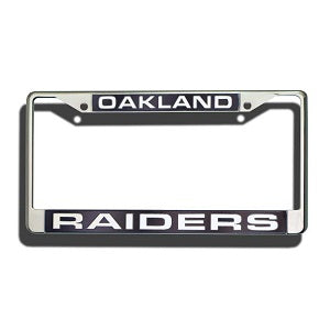 Oakland Raiders --- Laser Cut License Plate Frame