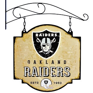 Oakland Raiders --- Vintage Tavern Sign