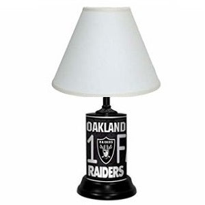 Oakland Raiders --- #1 Fan Lamp