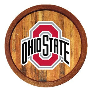 Ohio State Buckeyes --- Faux Barrel Top Sign