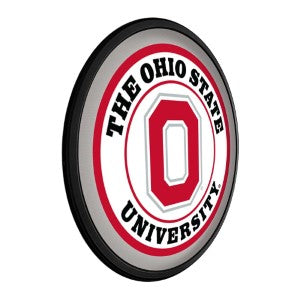 Ohio State Buckeyes --- Round Slimline Lighted Wall Sign