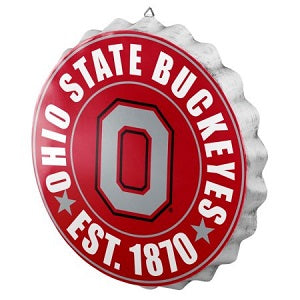 Ohio State Buckeyes --- Bottle Cap Sign