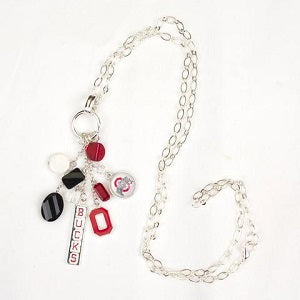 Ohio State Buckeyes --- Cluster Necklace