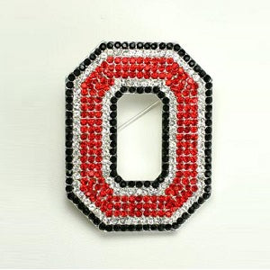 Ohio State Buckeyes --- Crystal Logo Pin
