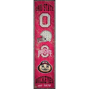 Ohio State Buckeyes --- Distressed Heritage Banner