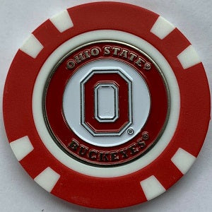 Ohio State Buckeyes --- Poker Chip Ball Marker