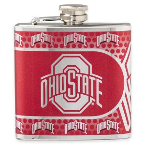 Ohio State Buckeyes --- Stainless Steel Flask
