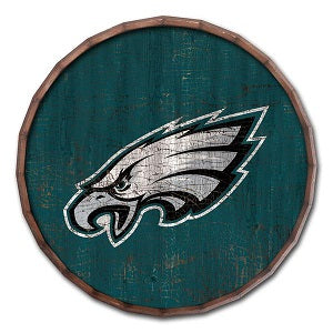 Philadelphia Eagles --- Crackle Finish Barrel Top Sign