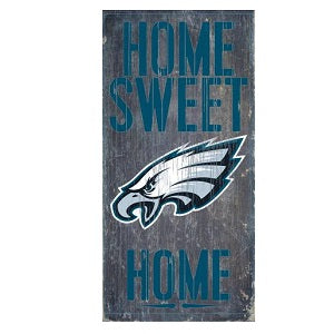 Philadelphia Eagles --- Home Sweet Home Wood Sign