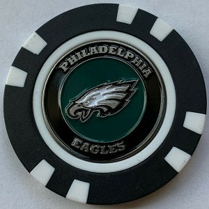 Philadelphia Eagles --- Poker Chip Ball Marker