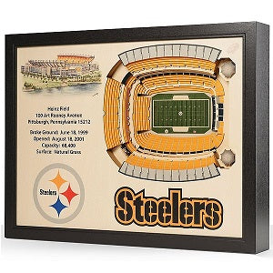 Pittsburgh Steelers --- 25-Layer Stadium View 3D Wall Art