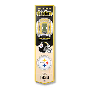 Pittsburgh Steelers --- 3-D StadiumView Banner - Large