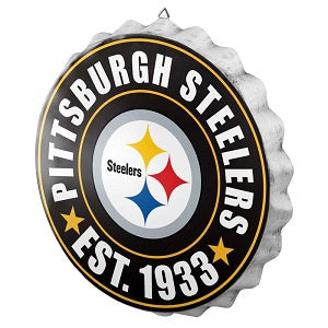 Pittsburgh Steelers --- Bottle Cap Sign