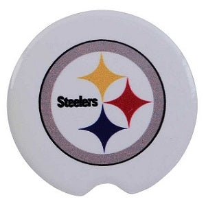 Pittsburgh Steelers --- Ceramic Car Coasters 2-pk
