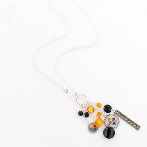 Pittsburgh Steelers --- Cluster Necklace